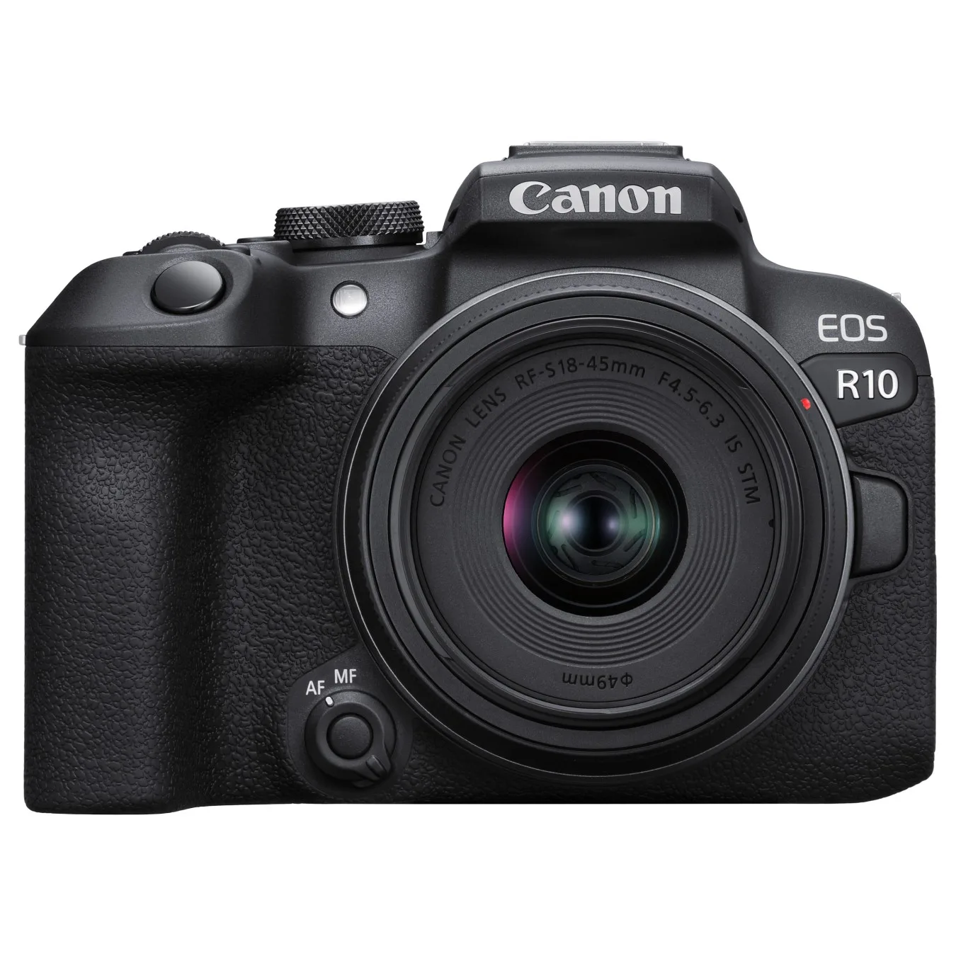Canon EOS R10 Black Digital Camera + RF-S 18-45mm F4.5-6.3 IS STM lens