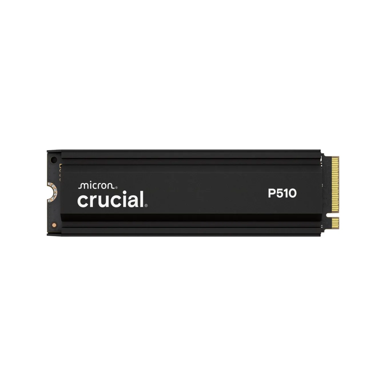 Crucial P510 Gen5 - CT2000P510SSD5 - 2TB M.2 2280 NVMe PCIe Gen5 x4 SSD with Heatsink, Black