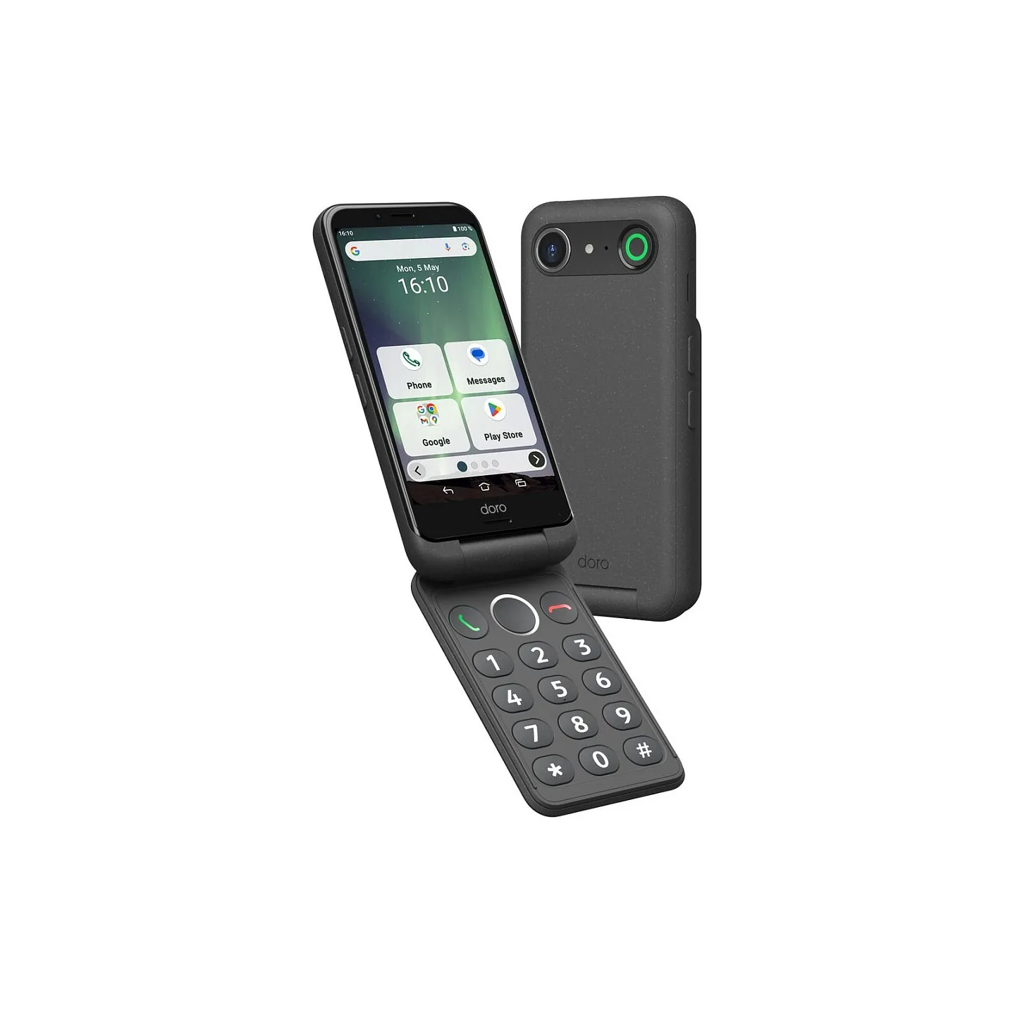 Doro Aurora A20 graphit + Wireless Charging Station