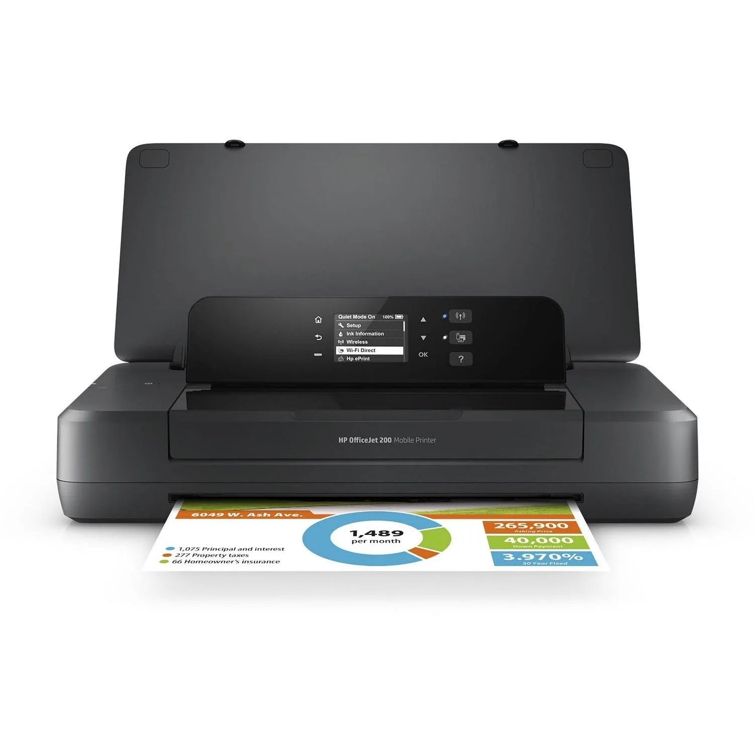 HP OfficeJet 200 Mobile WiFi Color Fast Charge Printer