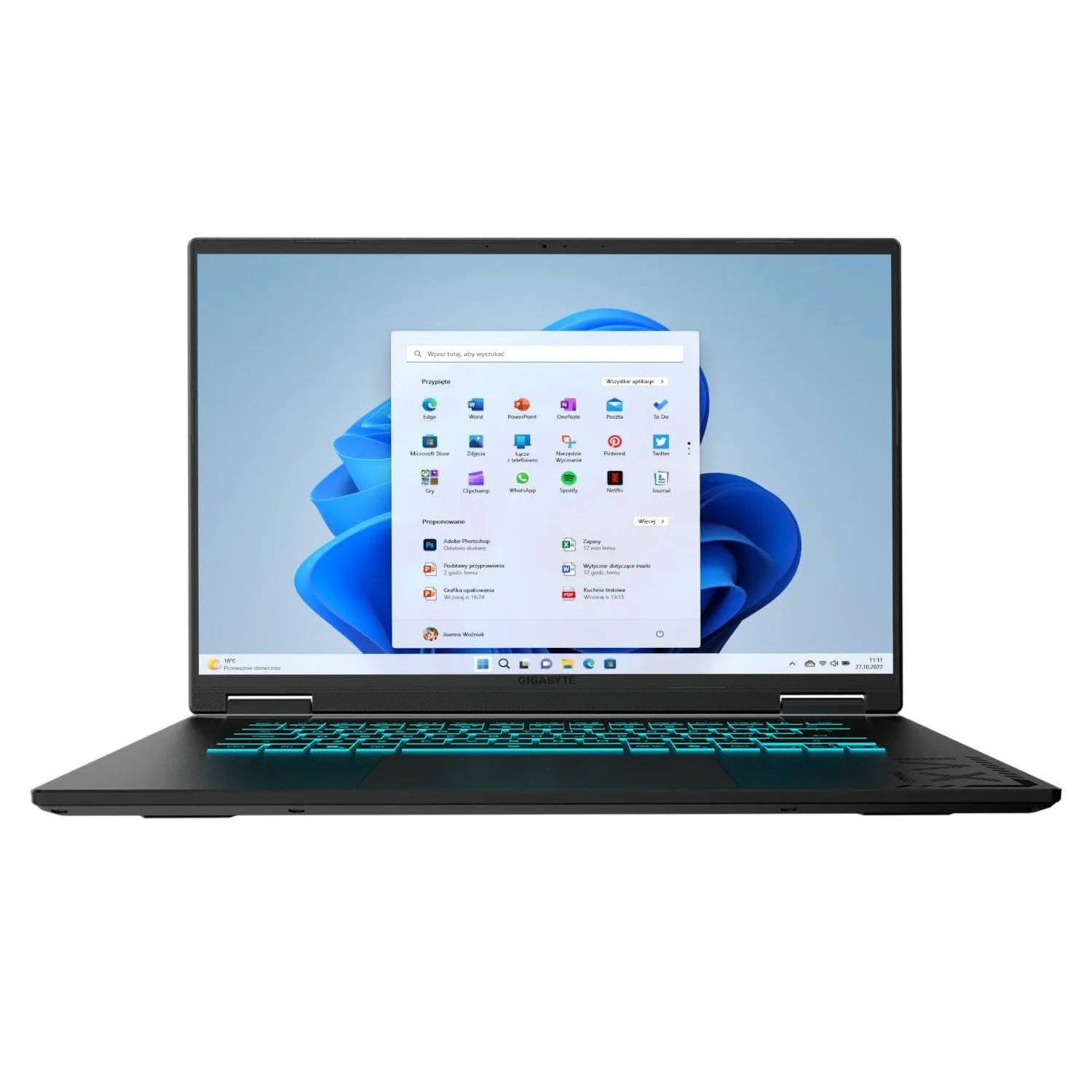 Gigabyte GAMING A16 PRO - Core 7 - 240H | 16"-165Hz QHD+ | 32GB | 1TB | W11H | RTX 5080