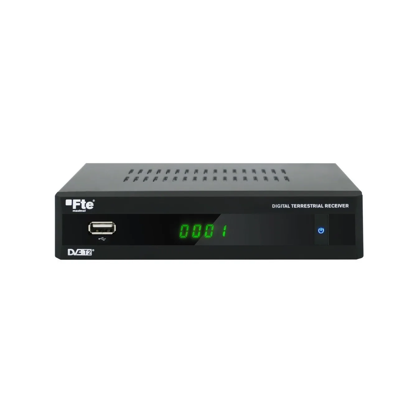 FTE DVB-T2 FullHD MPEG4 Receiver with RF Loop - MAXT220HD - DVB-T2 FullHD MPEG4 Receiver with RF Loop