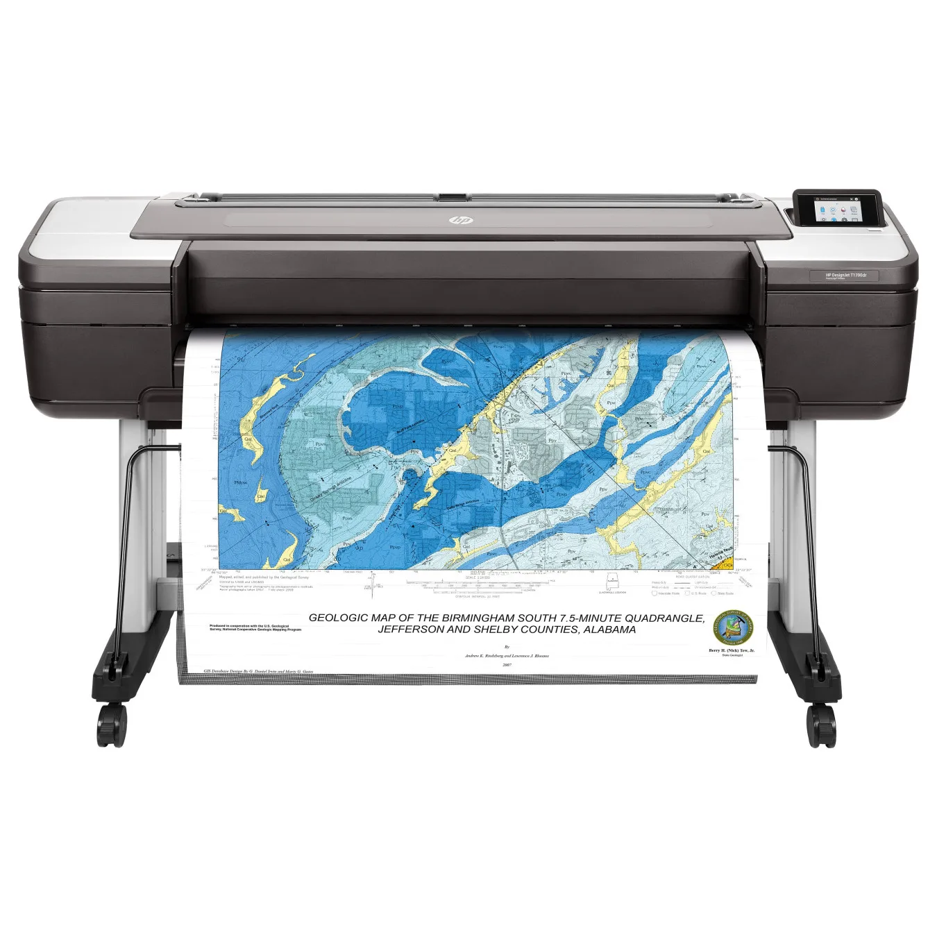 HP DesignJet T1700dr 44' Großformatdrucker mit Postscript