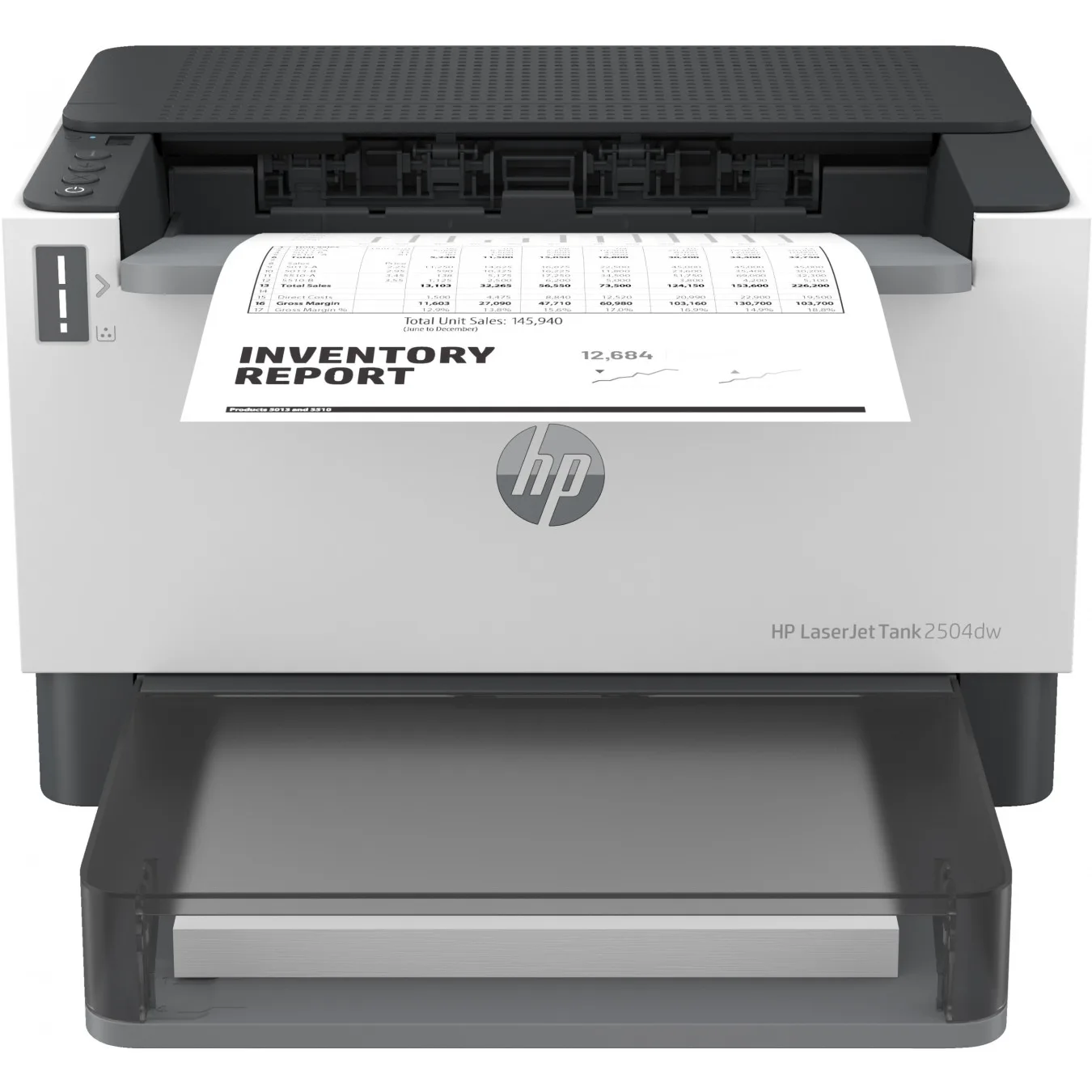 HP LaserJet Tank 2504dw Printer - 2504dw - Mono, A4, LAN, WiFi, Duplex