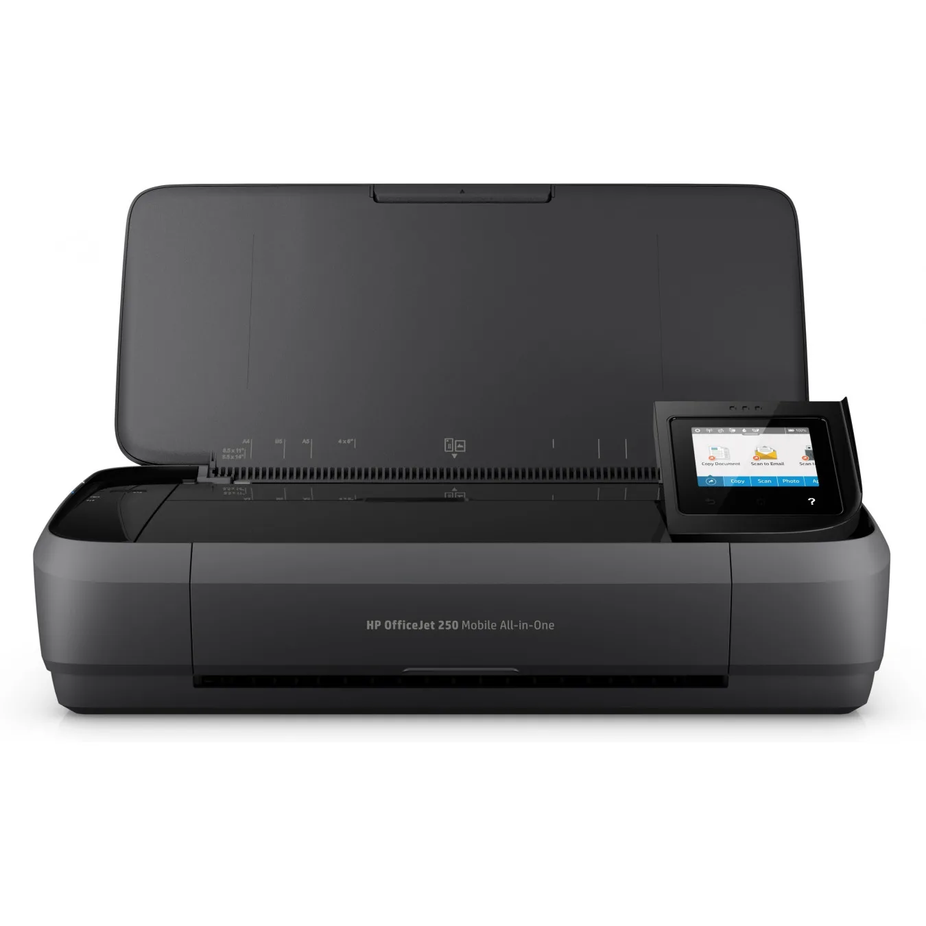 HP OfficeJet 250 Mobile 3-in-1 Inkjet Printer - A4, Wi-Fi, Battery, 256MB RAM, 700MHz CPU, Black