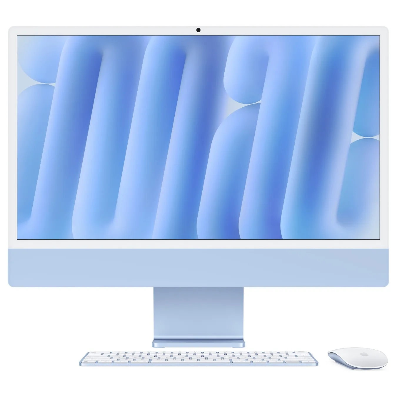 iMac Z1K5 59.62cm 23.5Zoll Standardglas M4 10C CPU 10C GPU 16C N.E. 32GB 1TB SSD Gbit Eth MM MaKey TID DE Blau