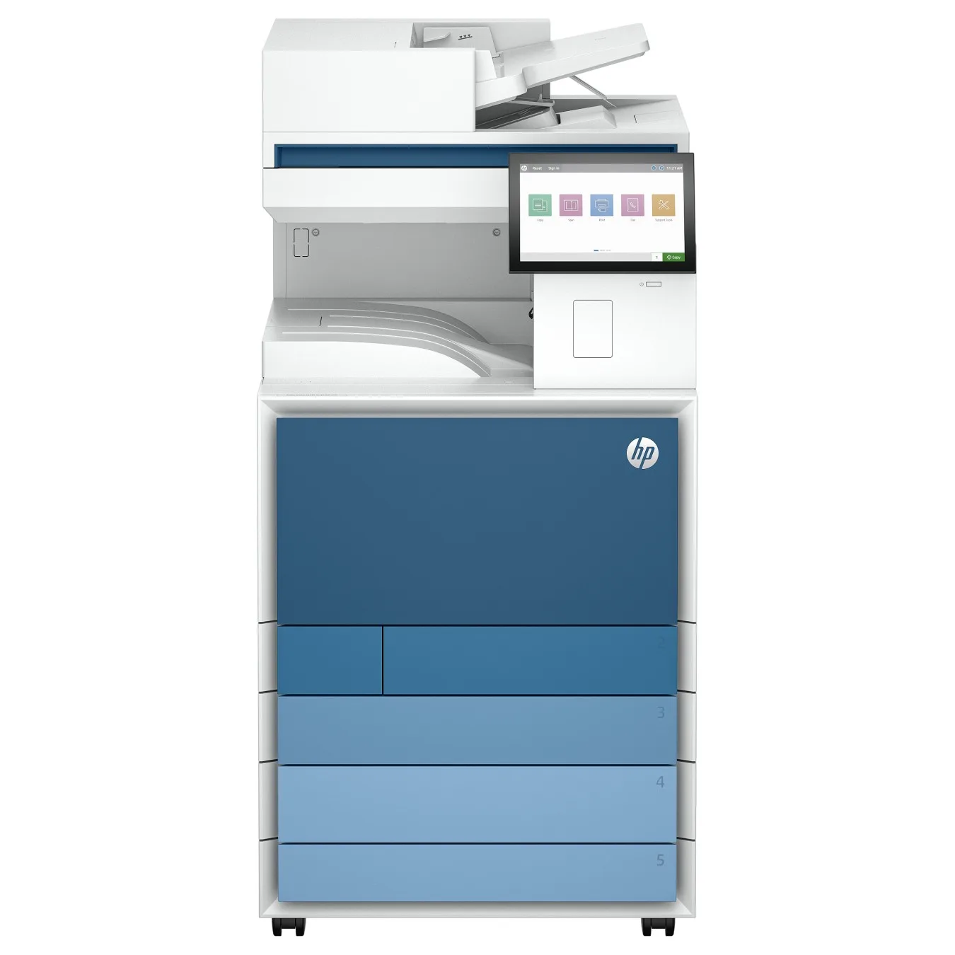 L HP LaserJet Enterprise MFP 8801dn - Multifunktionsdrucker - Farbe - Laser - A3