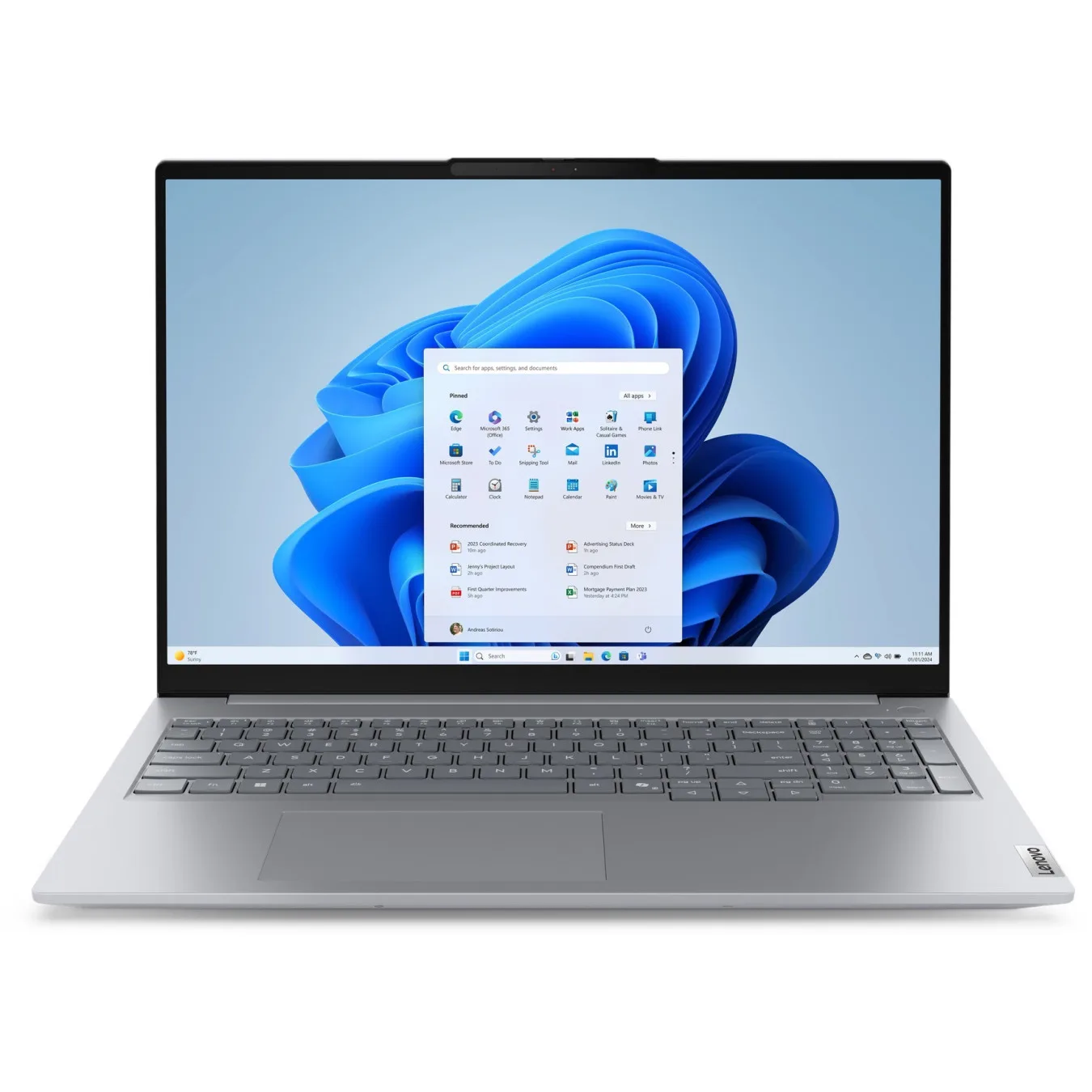 Lenovo ThinkBook 16 G8 225U Arctic Grey 16GB 512GB WUXGA Win11 Pro