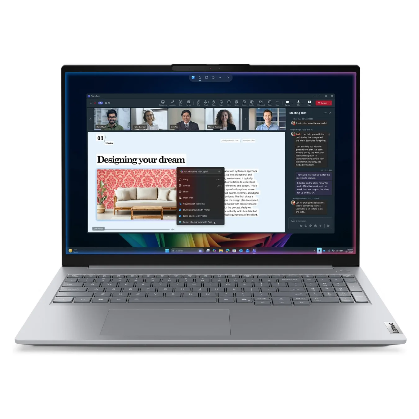 Lenovo ThinkBook 16 G9 CU7 355 16GB 512SSD W11 Pro Arctic Grey TopSeller 1 Jahr Premier Support