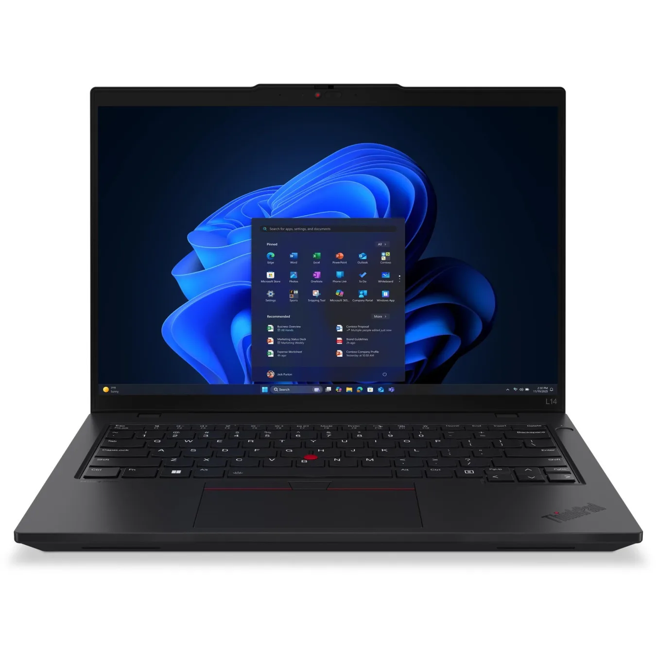 Lenovo ThinkPad L14 Gen 6 - R7 Pro 250 (3.3–5.1GHz) - 16GB DDR5, 512GB PCIe4 SSD, 14" WUXGA IPS, Black, Win11 Pro