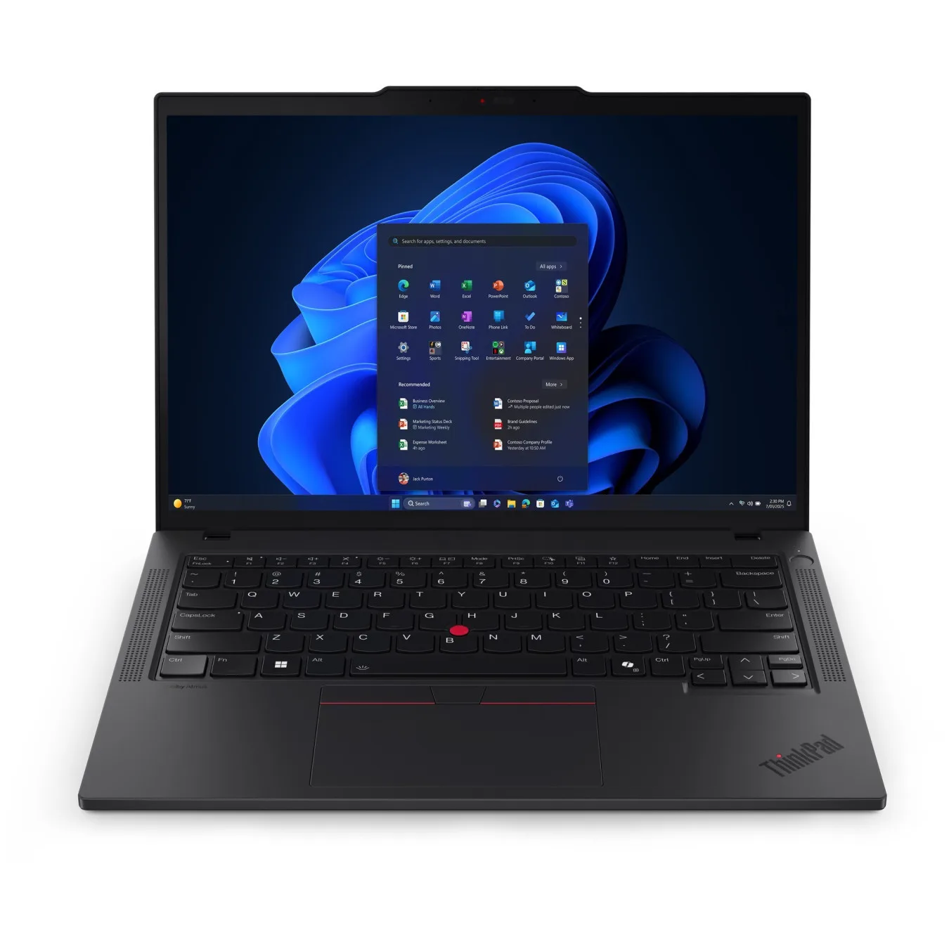 Lenovo ThinkPad T14 Gen 6 - 255U - Black, 16GB DDR5, 512GB PCIe4 SSD, Intel Core Ultra 7 up to 5.2GHz, 14" WUXGA IPS
