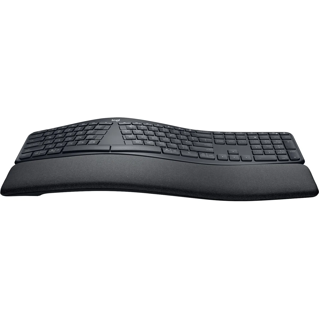 Logitech ERGO K860 - Wireless Ergonomic Curved Full-Size Keyboard, Graphite, French AZERTY