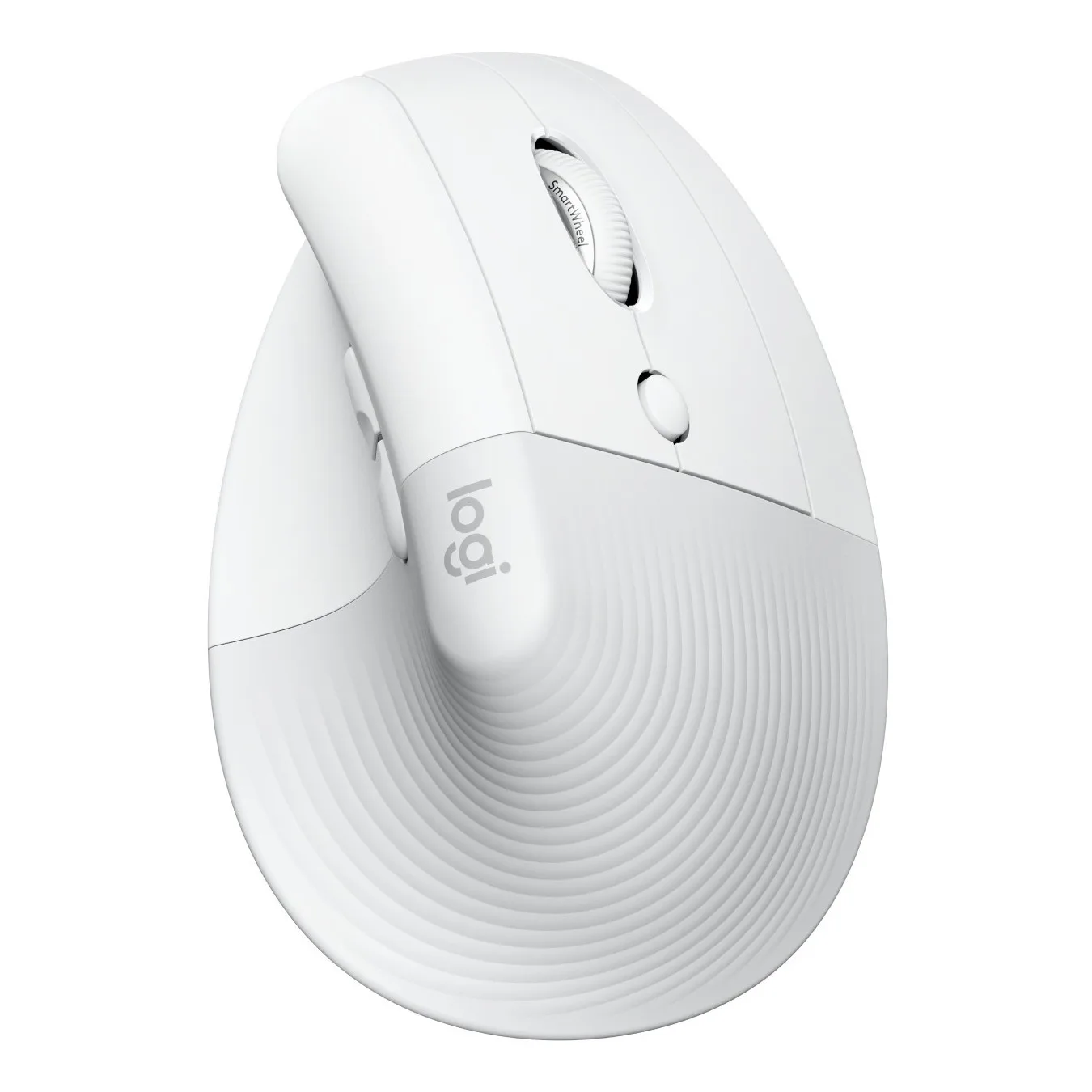 Logitech Lift for Business - Vertical Ergonomic Right-Hand Mouse - Off-White, Bluetooth & Logi Bolt 2.4GHz, 4000 DPI