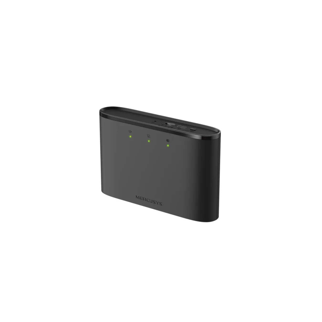 Mercusys MT110 Router - 4G LTE Mobile Router, Dual-band Wi-Fi (2.4/5 GHz), 2200mAh Battery, Black