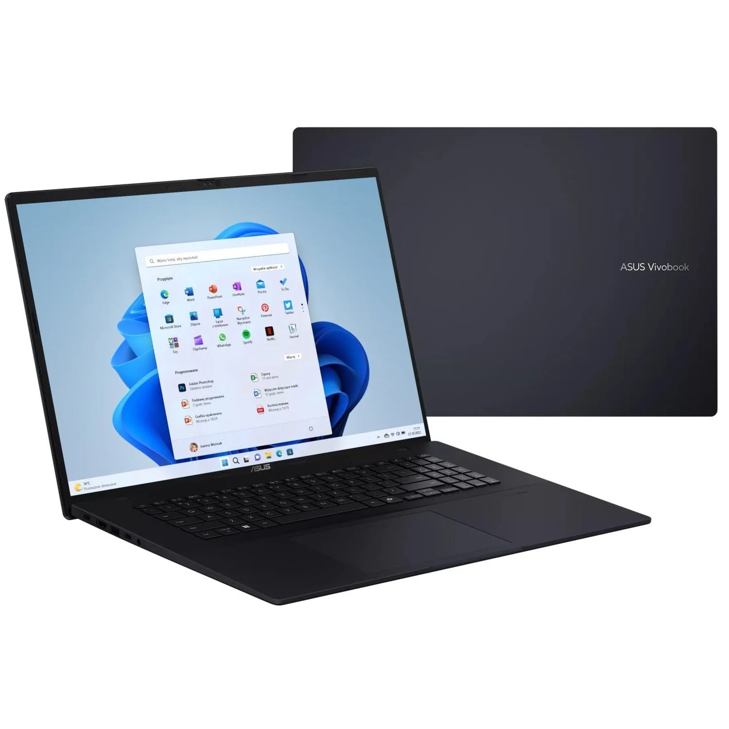 ASUS VivoBook 18 M1807GA-S8003W - Ryzen AI 7 445 | 18" | 16GB | 1TB | W11H | Blue
