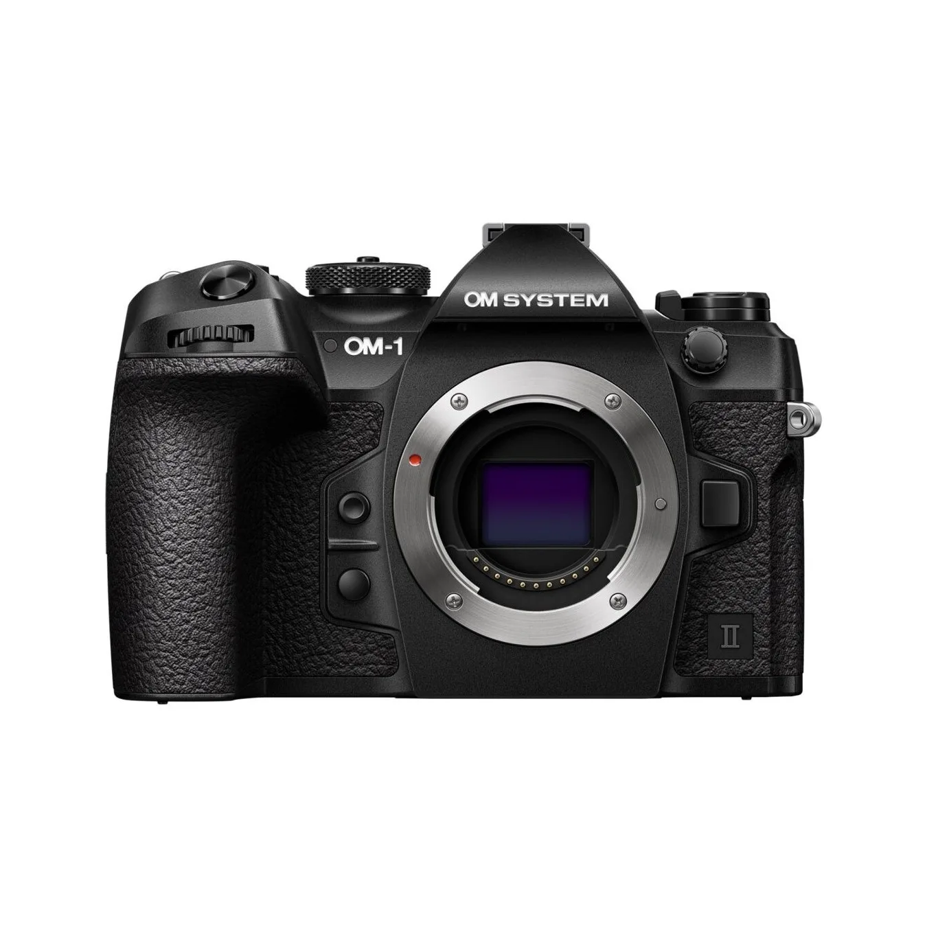 Olympus OM System OM-1 II body - OM-1 II - Black, includes CB-USB13 USB cable, shoulder strap, BLX-1 battery