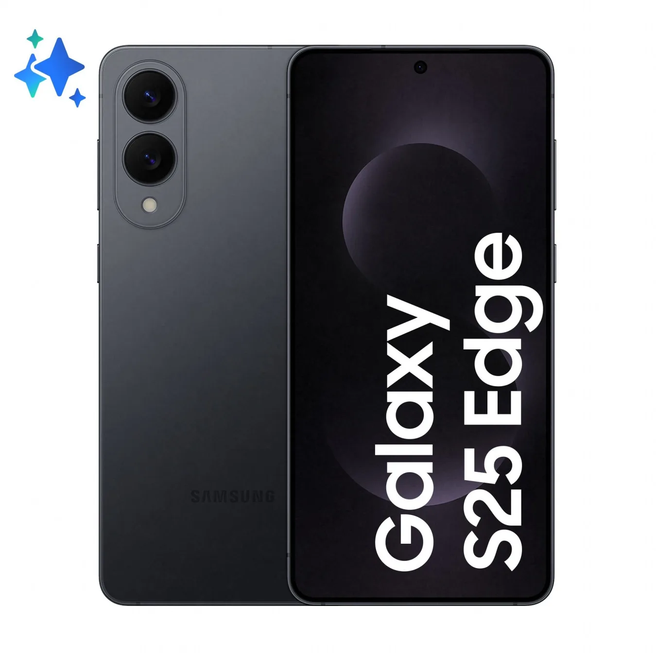 Samsung Galaxy S25 Edge - Titanium Jetblack - 12GB RAM / 256GB, Snapdragon 8 Elite 4.47GHz, 6.7" Dynamic AMOLED, 200MP, 5G