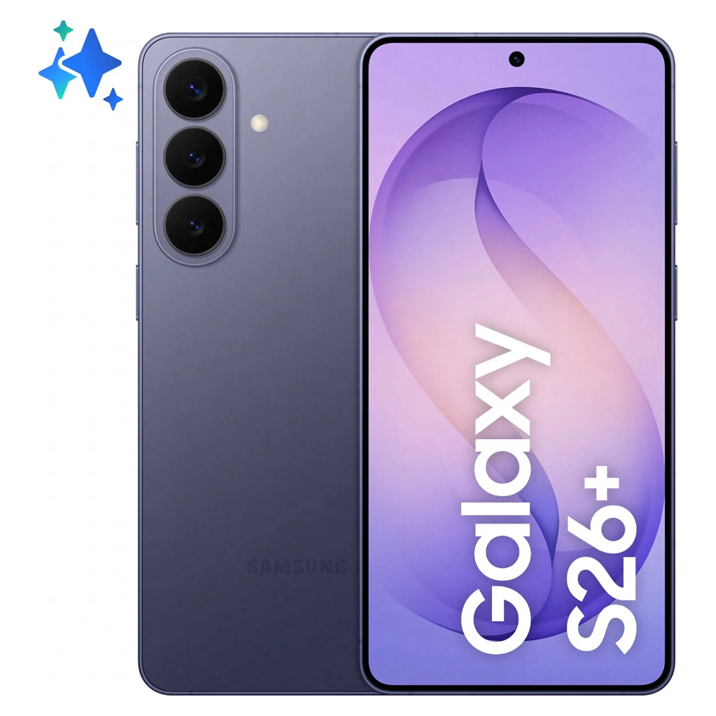 Samsung Galaxy S26+ 512GB Cobalt Violet 16.91cm (6.7') OLED Display. Android 16. 50MP Triple-Kamera