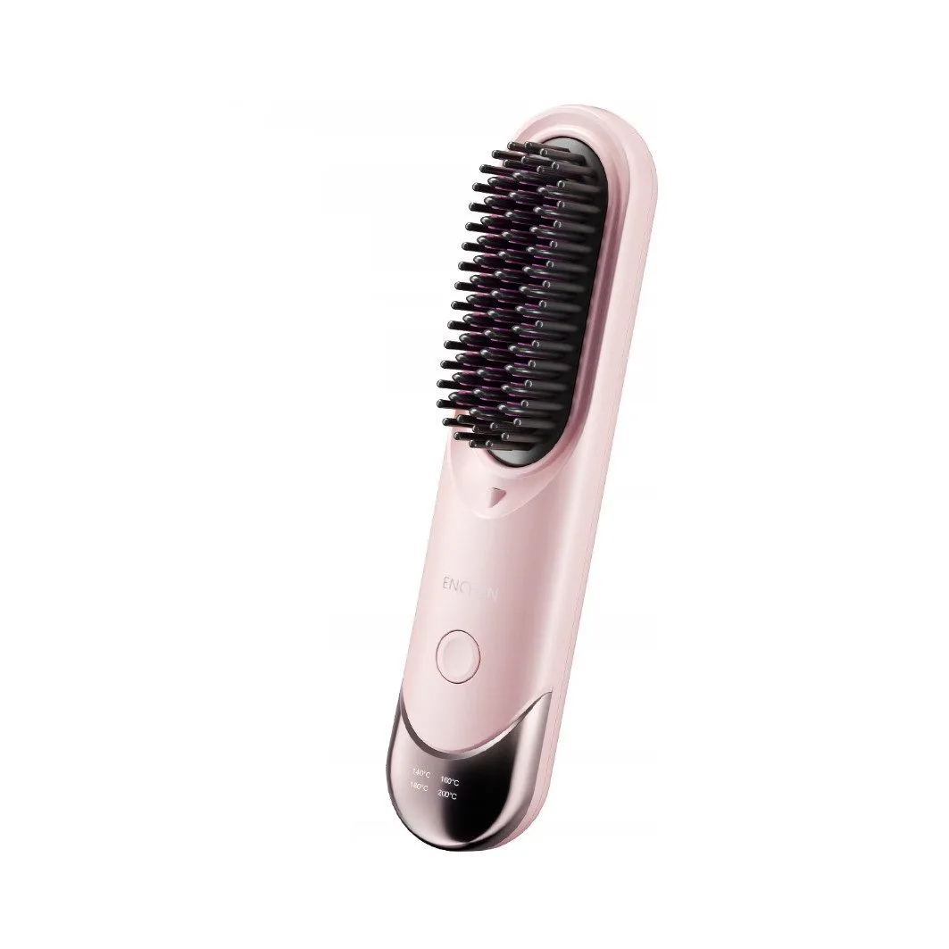Enchen Comb Straightening Cordless USB-C 4000mAh Pink