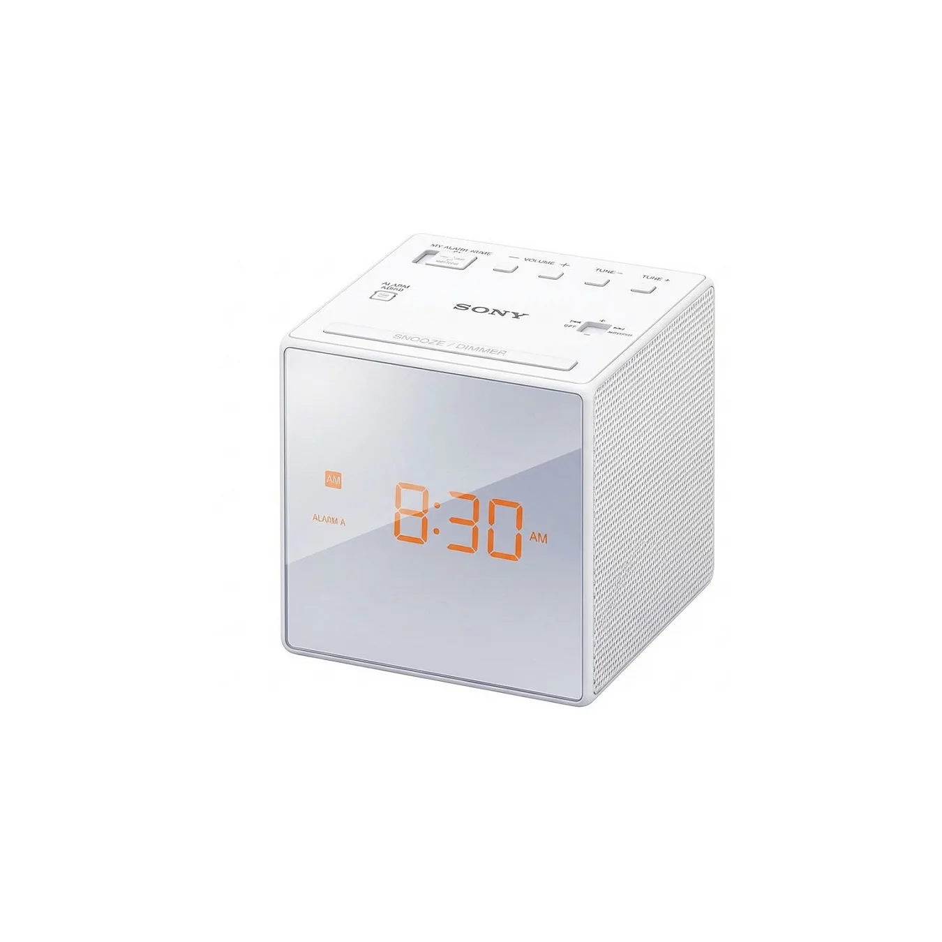 SONY ICF-C1W Uhrenradio white