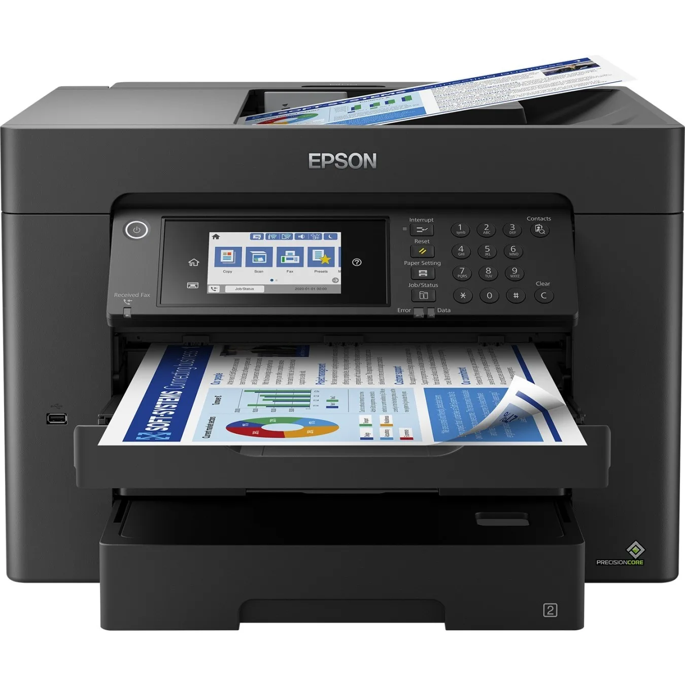 T Epson WorkForce - WF-7840DTWF - 4in1 A4 A3 LAN Wi-Fi ADF Duplex