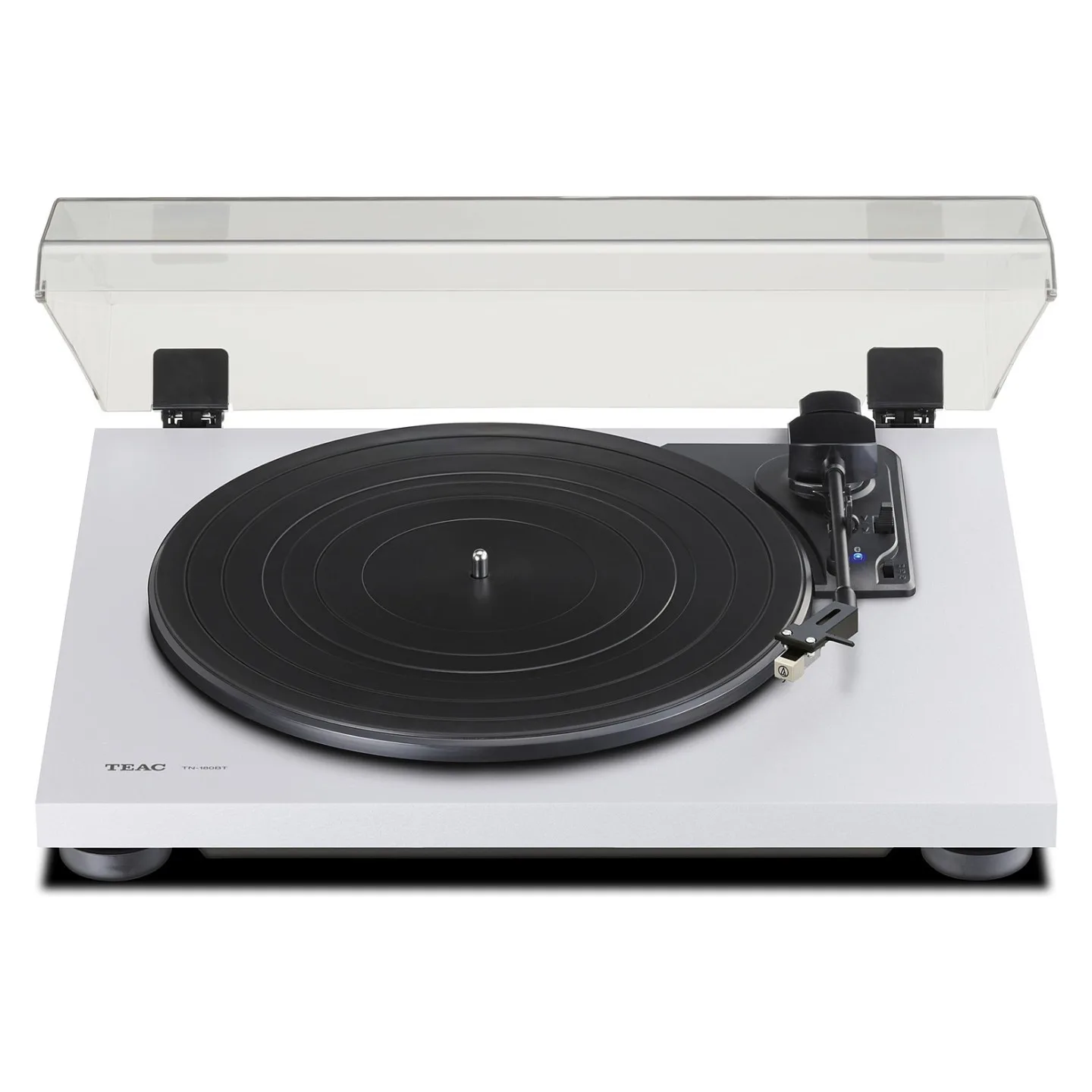 TEAC TN-180BT-A3 Bluetooth-Plattenspieler mit Audio-Technica Tonabnehmer Weiß