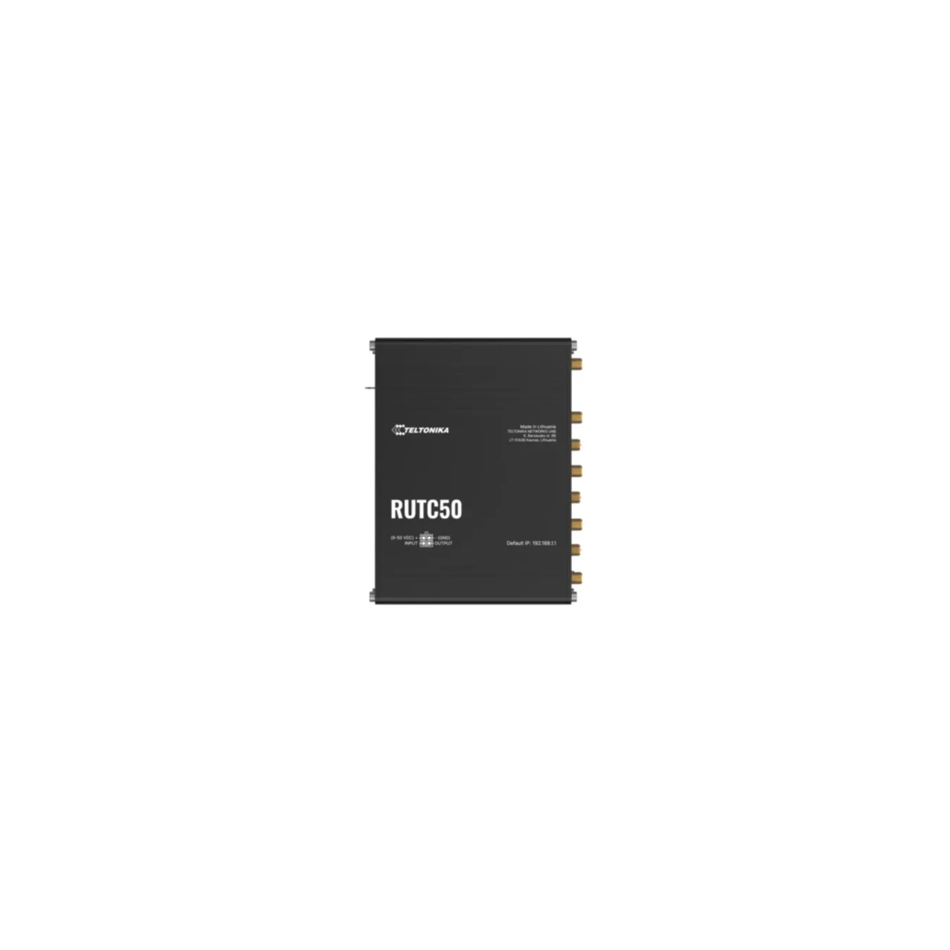 Teltonika RUTC50 - 5G Industrial Router - Dual-band Wi-Fi 6, Dual SIM, 5x Gigabit LAN, GNSS
