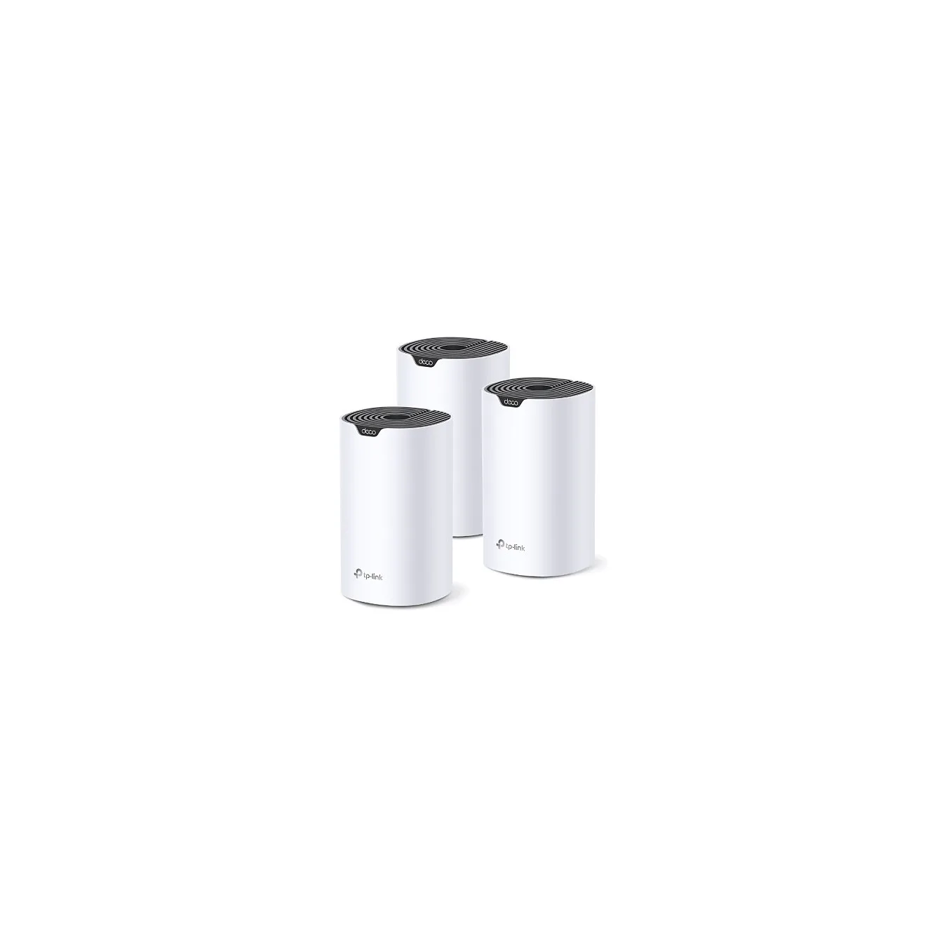 TP-Link Deco S7 3-pack Dual-Band 2.4 GHz 5 GHz Wi-Fi 5 802.11ac White, Black Internal