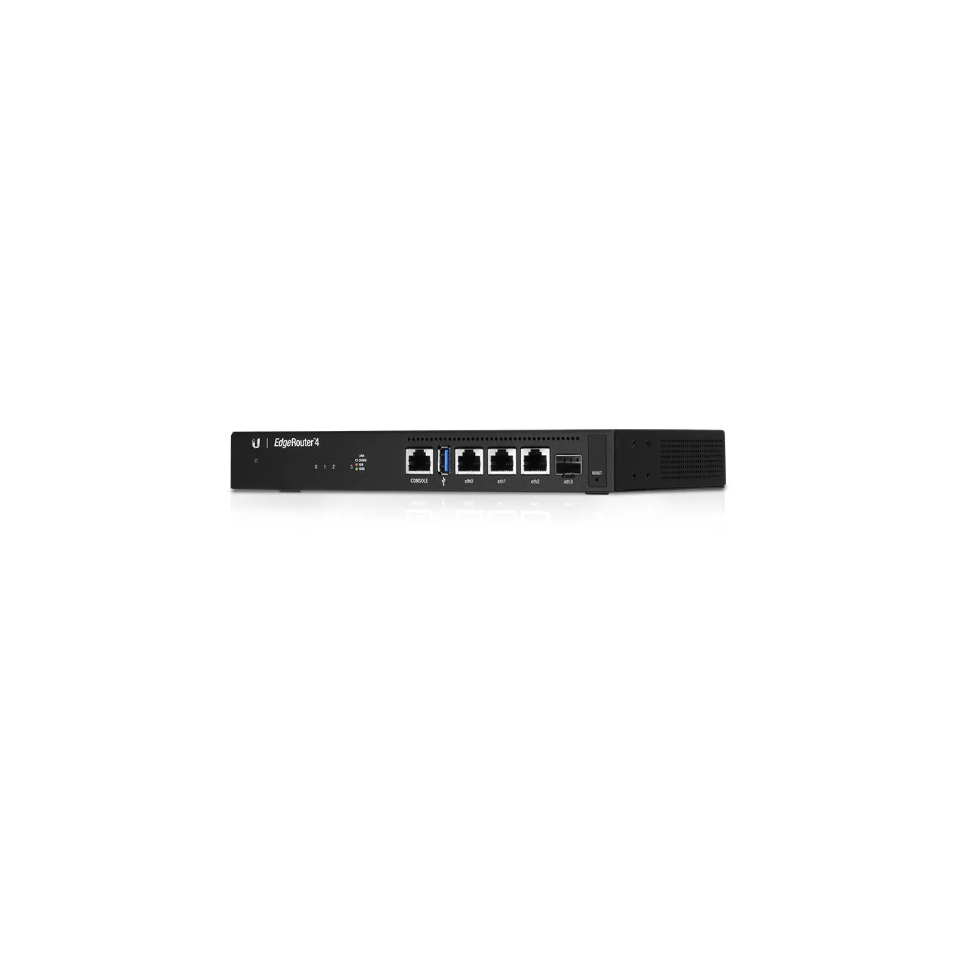 Ubiquiti EdgeRouter 4 - ER-4 - Black, 1GB RAM, 4GB eMMC, 4-core 1.0GHz MIPS64, 3x Gigabit Ethernet