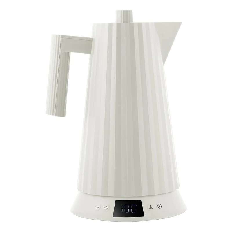 Alessi Plissé Electric kettle White A10MDL21W/UK