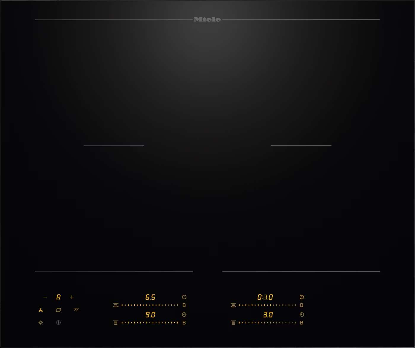 Miele Induction hob with onset controls GOLD KM8565 FL