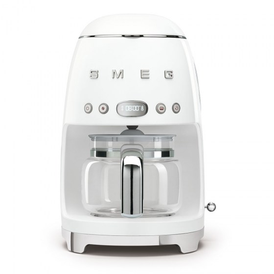 SMEG Drip Filter Coffee Machine 50's Style DCF02WHEU white