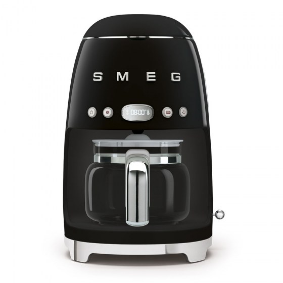 SMEG Drip Filter Coffee Machine 50's Style DCF02BLEU black