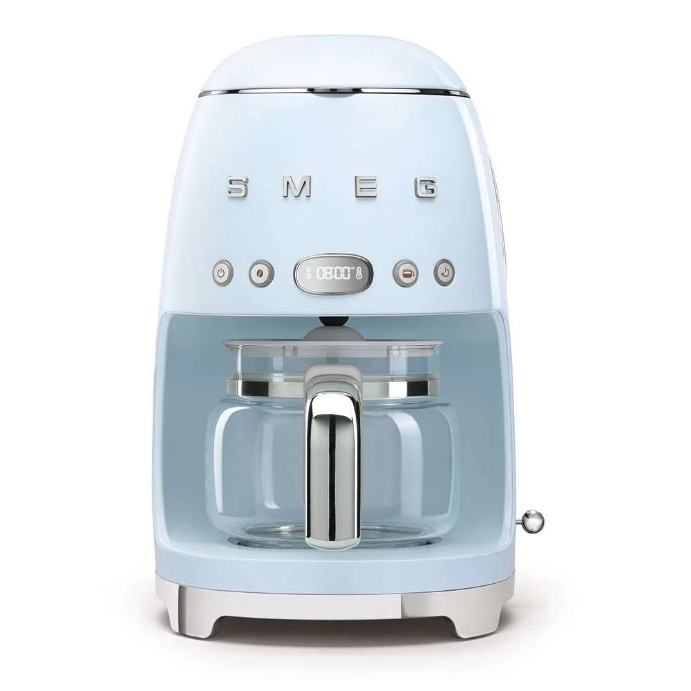 SMEG Drip Filter Coffee Machine 50’s Style DCF02PBEU pastel blue