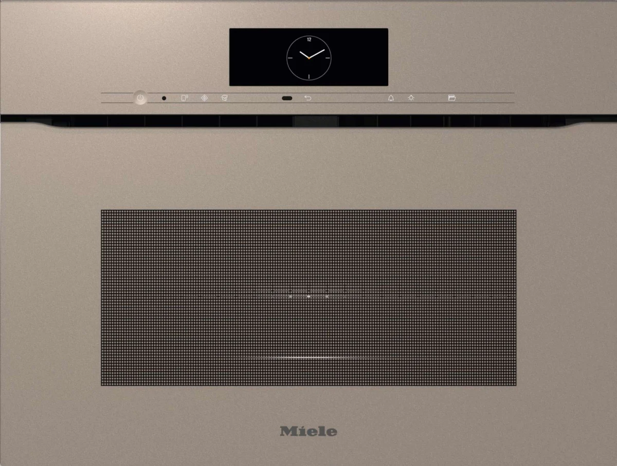Miele Handleless microwave combination oven H7840 BMX Pearl beige