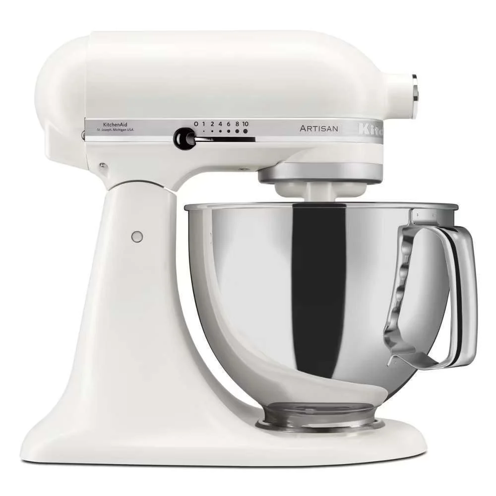 KITCHENAID 4.8 L ARTISAN STAND MIXER PORCELAIN WHITE 5KSM175PSBPL