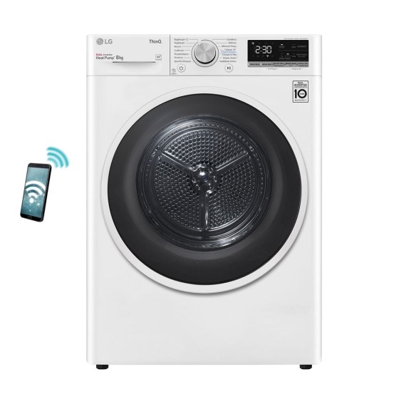 LG Dryer 8Kg RH80V9AVHN