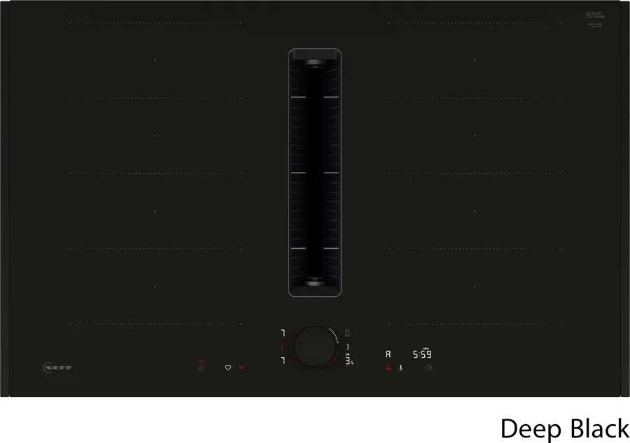 Neff V68YYX4B0 Induction Hob with Integrated Ventilation System Deep Black