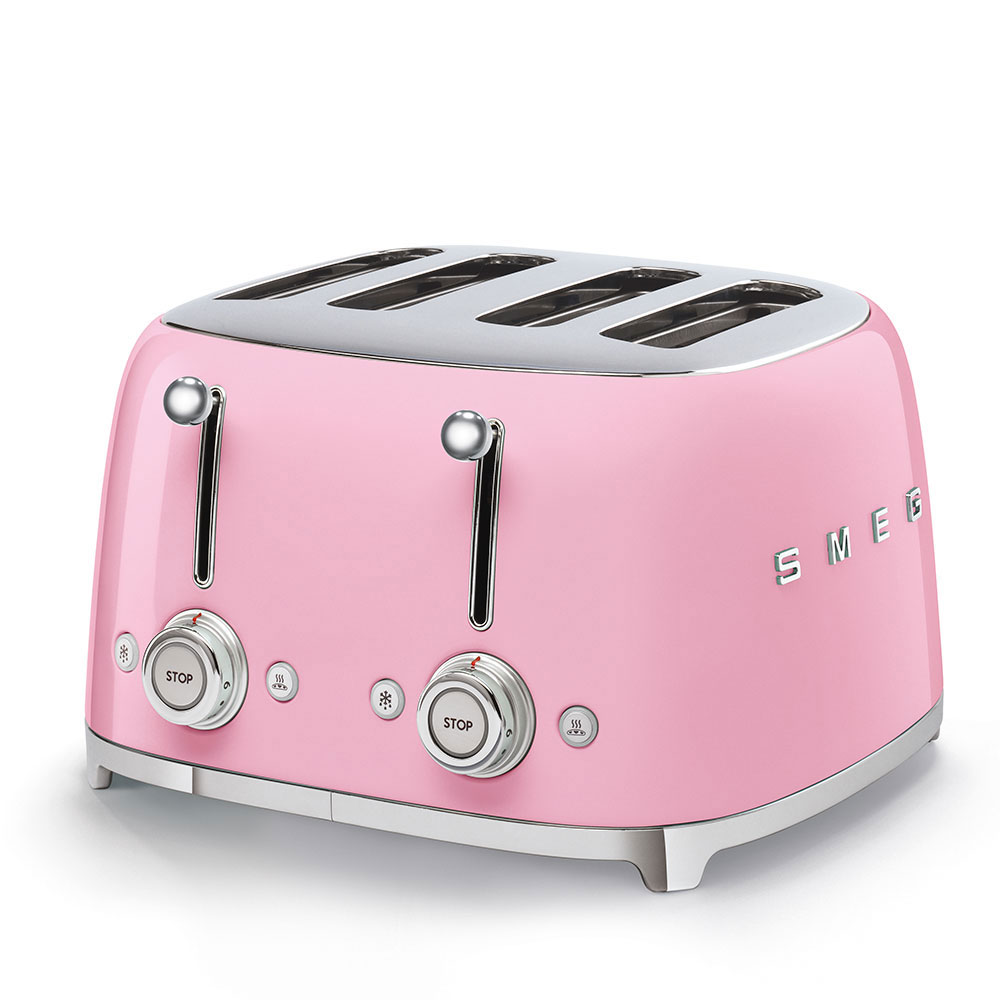 SMEG 4slot Toaster 50’s Style TSF03PKEU Pink