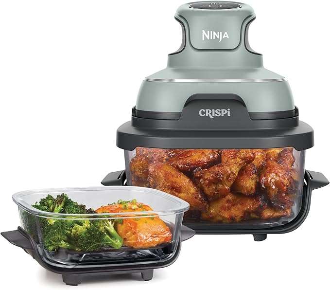 Ninja FN101EUSG CRISPi 4-in-1 Portable Glass Air Fryer