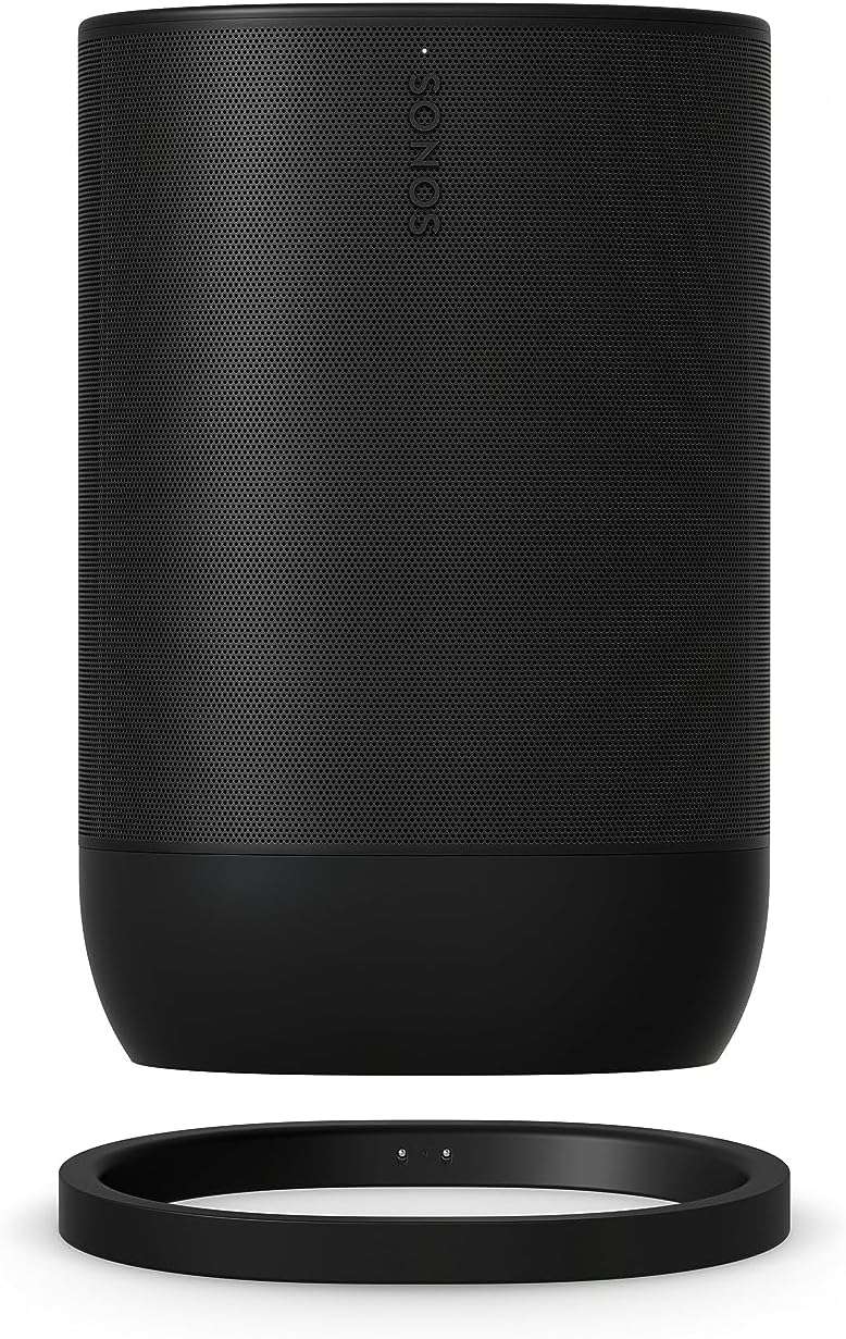 SONOS MOVE2EU1BLK Move 2 Bluetooth Portable Speaker, Black