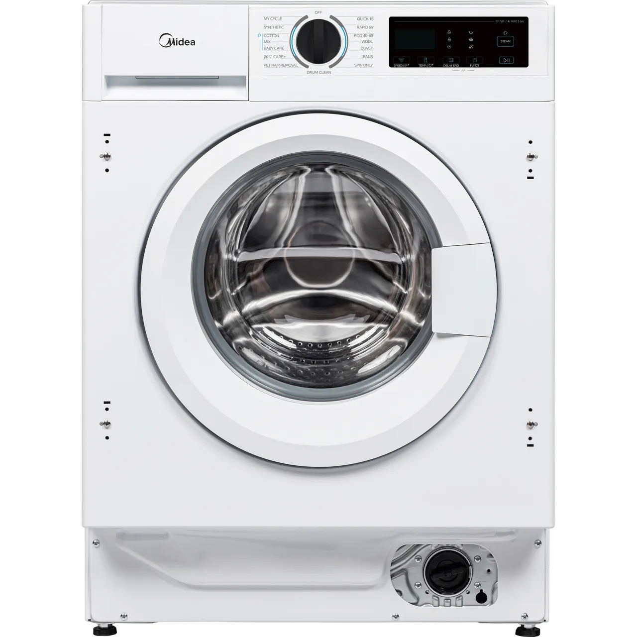 Midea MFA06D80BA10/W 8/6 Kg Built-in Washer Dryer