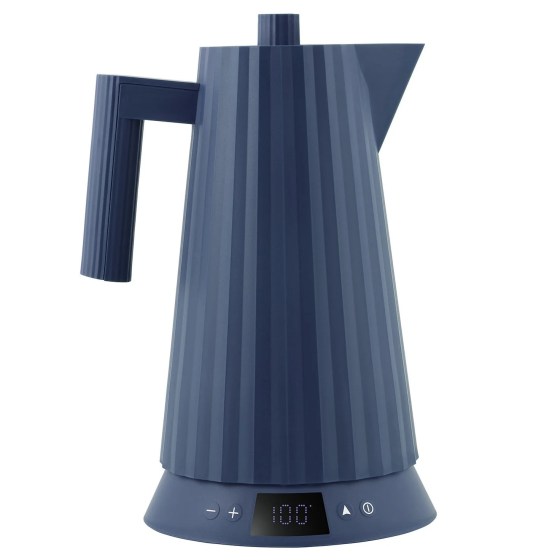 Alessi Plissé Electric kettle blue MDL21DAZ