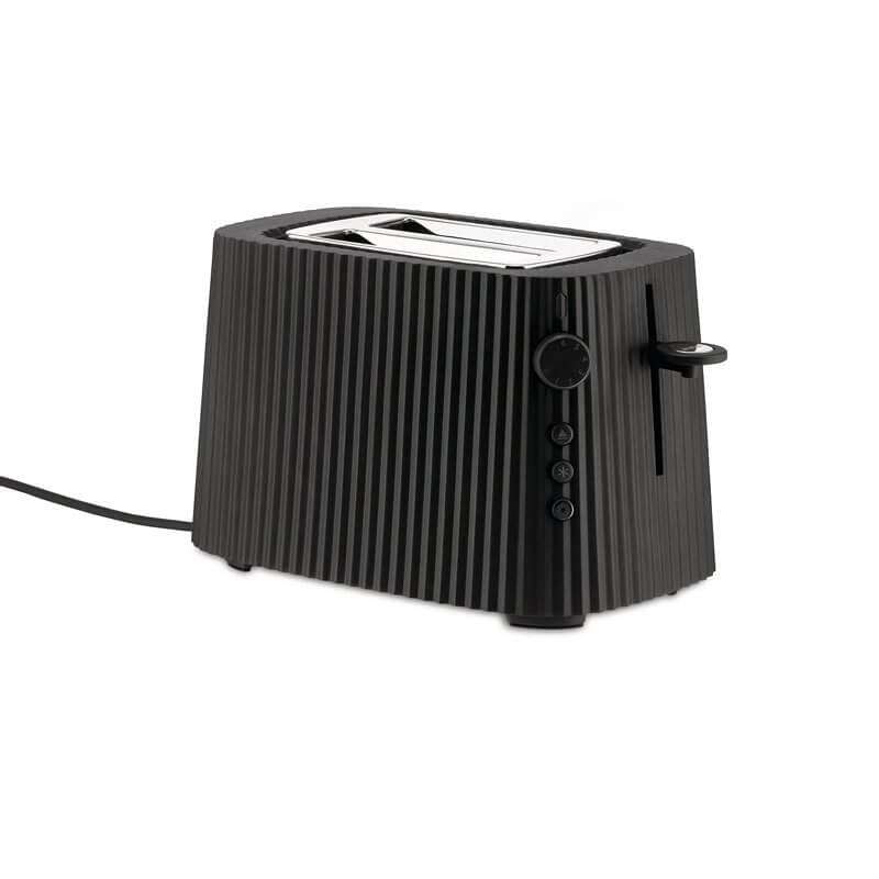 Alessi Plissé electric toaster black