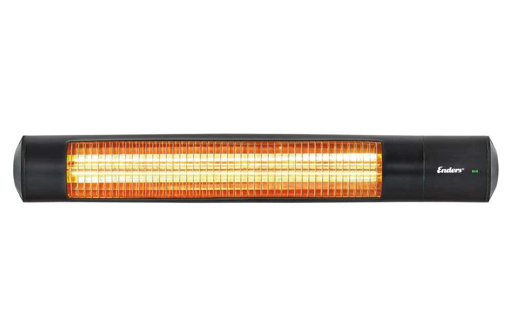 Enders OXEO Black Wall Mounted Outdoor Heater IP65, 2Kw (with remote control) 49276