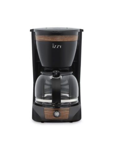 Izzy C108S Καφετιέρα Φίλτρου 950W Wooden Black