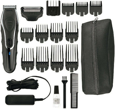 Wahl 9899-016 18pc Aqua Groom Showerproof Lithium Hair Grooming Kit