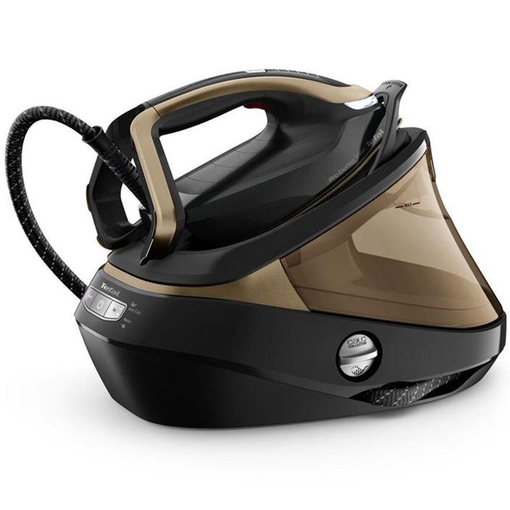 TEFAL GV9820 Pro Express Vision Steam Generator, Black/Gold 9BAR