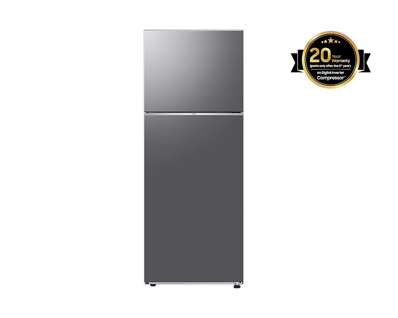 SAMSUNG RT47CG6626S9ES Refrigerator , Silver, (HxWxD)178.5 x 79 x 72 cm 5 Years Warranty 20 Years warranty on the motor
