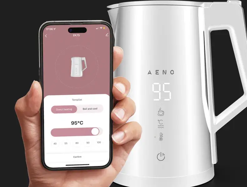 KETTLE AENO EK8S SMART 2200W 1.7L WHITE